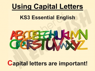 Capital Letters for KS3 Teaching Resources
